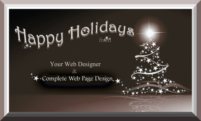 Happy Holidays from Complete Web Page Design